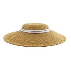 Need a new vacation hat? This sun hat comes with a collapsable crown, making this hat easy to flatten and pack into a suitcase. The pop color inset is a bold accent, while the 4.5" brim keeps the sun out of your eyes. Features 75% paper, 25% polyester 4.5" brim Women's One Size Vacation Hat, Suns Out, Hat Sizes, Sun Hats, Floppy Hat, Sunny Days, Color Pop, Black And Red, Crown