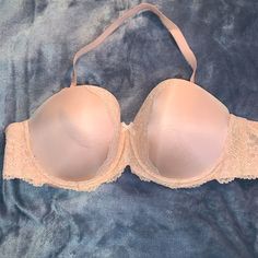 My Loss Is Your Gain, Beautiful Nude Lace Detail Victoria’s Secret Halter Bra. 36dd. Halter Bra, Lace Detail, Women's Intimates, Victoria’s Secret, Victoria's Secret, Bra, Cream, Lace, Women Shopping