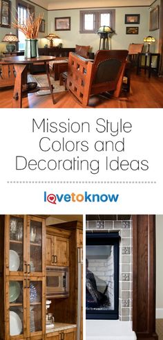 the mission style colors and decorating ideas are featured in love to know magazine,