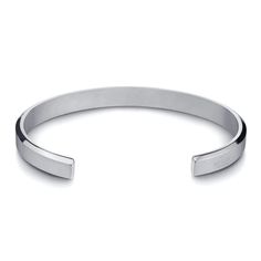 PRICES MAY VARY. Quality - The Silver Cuff is made of our Signature Stainless Steel to achieve the highest quality and durability. To enhance the natural silver finish it’s both brushed and polished. Adjustable Size - The bracelet comes in two sizes, S/M and M/L. By applying light pressure the bracelets are adjustable and can become both smaller and larger for a perfect fit. Size S/M fits wrists between 5.9-7.1 inches. Size M/L fits wrists between 6.7-7.9 inches. Handmade - All Alton of Sweden j Bracelet In Silver, Gold Armband, Stainless Steel Bangles, Swedish Design, Bracelet For Men, Exclusive Jewelry, Silver Cuff, Jewelry Gift Box, Bangle Bracelet