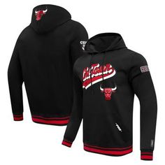 The Men's Pro Standard Black Chicago Bulls Script Tail Pullover Hoodie is the ultimate tribute to your unwavering Chicago Bulls fandom. Its heat-sealed fabric appliques with raised embroidery and chenille details proudly display the iconic Bulls logo, a symbol of basketball excellence. The midweight cotton construction provides warmth and comfort, making it perfect for cheering on your team in any weather. Whether you're at the United Center or watching from home, this hoodie will keep you conne Bulls Logo, Black Chicago, United Center, Bull Logo, Raised Embroidery, Logo A, Cooler Weather, Team Names, Coordinating Colors