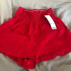 Great Red Shorts From Urban Outfitters Never Worn!! And With Tags!! Urban Outfitters Shorts, Red Shorts, Urban Outfitters, High Waist, High Waisted, Womens Shorts, Tags, Red, Women Shopping