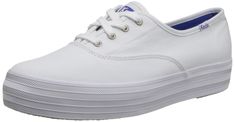 PRICES MAY VARY. Canvas upper: 100% cotton Soft and breathable twill lining Softerra footbed 1” platform bottoms Lightweight rubber outsole Care instructions: spot wash, air dry Core Fashion, Keds Sneakers, Womens Mary Janes, Adidas Originals Women, Trainers Fashion, Sneakers Mode, Best Running Shoes, Reebok Women, Skechers Women