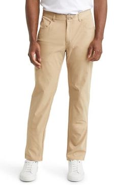 From casual office days to laid-back weekends, these pants are the ones to count on thanks to comfortable two-way stretch and easy toss-in-the-wash care. Moisture-wicking fabric engineered for dryness and comfort 100% polyester Machine wash, tumble dry Imported Warm Beige, Casual Office, Peter Millar, Office Casual, Pocket Pants, Family Portrait, Curator Style, Moisture Wicking Fabric, Family Portraits