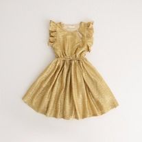 *+Golden+puff+sleeves+with+an+elastic+wrist.  *+Made+of+cotton.  *+A+diamond+accent+button.+ Trumpet Dress, Princess Kids, Kids Boutique, Indie Brands, Holiday Collection, Boutique Dresses, Gray Dress, Puff Sleeves, Beautiful Dresses