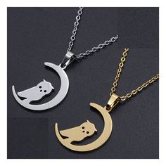 SpecificationSize Info Size 17.71"(45cm), 1.5mm Material Stainless Steel Metal Color Stainless Steel Color Usage Necklaces Package Size 1 pc per package Description: 201 Stainless Steel Pendants Necklaces, with Cable Chains and Lobster Claw Clasps, Halloween Theme, Owl with Moon, Stainless Steel Color Size: about 17.71"(45cm) long, 1.5mm wide; owl: 23.5x17.5x1mm. Lobster Halloween, Owl Moon, Necklace Packaging, Halloween Owl, Pendants Necklaces, Halloween Theme, Stainless Steel Pendant, Fashion Jewelry Necklaces, Steel Metal