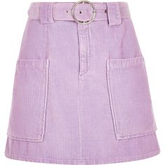 Mini Skirt Outfit Aesthetic, Purple Dress Accessories, Purple Skirts, Pink Hairband, Purple Mini Skirt, Creepy Cute Fashion, Lavender Skirt, Yellow Clothes