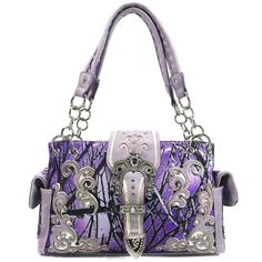 Ladies Designer Handbags, Concealed Carry Handbags, Camo Purse, Concealed Carry Purse, Purse Accessories, Handbag Wallet, Purple Bags, Tote Bag Leather, Wallet Fashion