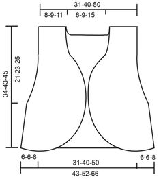 the size and measurements for a vest