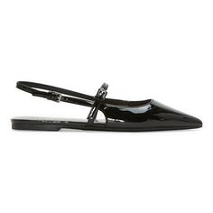 These Worthington women's Khloe pointed-toe ballet flats are an on-trend style to add into your wardrobe mix. Made from a silver-tone metallic faux leather, this closed-toe shoe has an open back with dual strap closures to keep your feet in place. Wear them with skinny jeans and a shirt or a dress. Closure Type: BuckleShoe Heel Height: 1/2 InchUpper/Outer Base Material: 100% TextileShoe Lining Material: PolyurethaneSole Material Content: 100% Thermoplastic-RubberToe Type: Pointed Toe, Closed Toe Outfits With Flat Shoes, Shoes Ballet Flats, Ballet Flats Black, Closed Toe Shoes, Trend Style, Black Ballet Flats, Ballet Flat Shoes, Flat Shoes, Ballet Flats