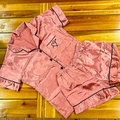 Brand New, Size M. Satin Pjs, Full Service, Pink Ladies, Pajamas, Fast Delivery, Satin, Brand New, Pink, Women Shopping