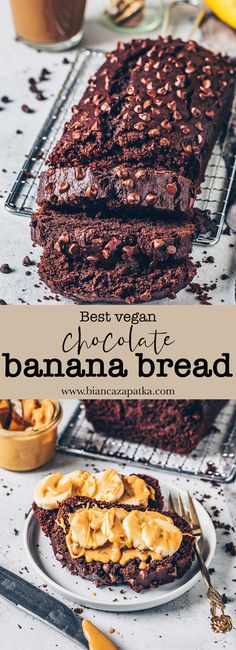 the best vegan chocolate banana bread recipe