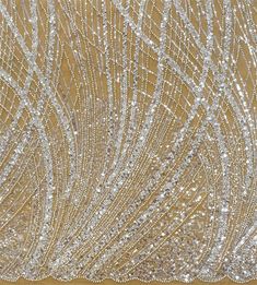 Champagne Sequin Fabric For Wedding, Sparkling Champagne Sequin Fabric For Wedding, Champagne Sparkling Sequin Fabric For Wedding, Elegant Silver Wedding Dress With Sequins, Elegant Silver Sequined Wedding Dress, Beaded Couture, Wedding Gown Lace, Bridal Lace Fabric, For Wedding Dress