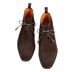 CHUKKA BOOTS IN BROWN SUEDE Cordovan Shoes, Exclusive Shoes, Suede Belt, Women Boots, Goodyear Welt, Shoes Outlet, Handmade Shoes, Suede Shoes, Brown Suede