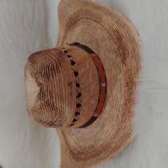 In Excellent Condition. Never Worn. Made In Mexico. Bohemian Brown Toquilla Straw Hat, Rustic Brimmed Toquilla Straw Hat, Mexican Cowboy Hat, Vintage Brimmed Toquilla Straw Hat, Brown Woven Western Hats, Wide-brim Toquilla Straw Hat For Rodeo, Mexican Cowboy, Mexican Hat, Hat Accessories