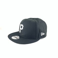 Pittsburgh Pirates Black/White Snapback Black Snapback Baseball Cap For Everyday, Black Snapback Hat For Everyday, Short Brim Snapback Hat For Baseball Season, Black Flat Brim Fitted Hat For Everyday, Everyday Black Baseball Cap With Short Brim, Short Brim Fitted Hat For Baseball Season, Black Baseball Cap With Short Brim, Urban Style Snapback Hat With Flat Bill, Casual Snapback Hat With Short Brim For Baseball Season