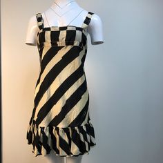 Twenty8twelve Black And Cream Diagonal Striped Mini Baby Doll Dress With Tank Sleeves Baby Doll Dress, Striped Mini Dress, Diagonal Stripes, Black And Cream, Babydoll Dress, Black Cream, Baby Doll, Doll Dress, Baby Dolls