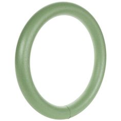 a green ring on a white background with clippings to the side for text