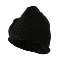 Women's Spiral Flower Knit BeanieMade of 100% acrylic.One size fits most for ladies, fitting up to XL.Adult/Female.Crown measures 7 inches deep and 9 1/2 inches wide.Brim measures 1 1/2 inches long.Hand wash only.Imported. Plain in design, it is a short knitted beanie.Constructed from stretchable and flexible material, ensuring comfortable fit for most ladies.Crown of beanie is accentuated with a large spiral shaped flower.Rollable brim.Our designed short beanie is great for snow boarding, outdoor activities, and during cool seasons.Fall and Winter Season.Soft, thick and warm material.9 1/2 (W) X 8 1/2 (L) X 1/2 (H) inches.Available in different colors and styles. Fitted Crochet Yarn Hat, Fitted Crochet Hat In Acrylic Yarn For Winter, Soft Knit Yarn Crochet Hat, Soft Knit Crochet Hat, Short Beanie, Spiral Flower, Flower Knit, Snow Boarding, Spiral Shape