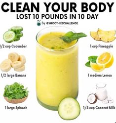 Heathy Drinks, Recipe Appetizers, Resep Smoothie, Light Food, Easy Healthy Smoothies, Smoothie Recipes Healthy Breakfast, Resep Diet