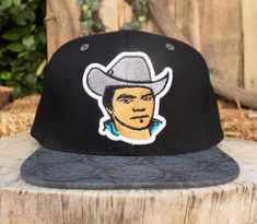 new Chalino Sanchez embroidered patch hat Adjustable Embroidered Snapback Baseball Cap, Embroidered Adjustable Snapback Hat, Casual Snapback Hat With Custom Embroidery, Casual Snapback Hat With Custom Embroidery And Flat Bill, Embroidered Flat Bill Fitted Hat, Embroidered Flat Bill Trucker Hat For Streetwear, Embroidered Trucker Hat With Flat Bill For Streetwear, Black Baseball Cap With Patches, Custom Embroidered Adjustable Snapback Trucker Hat