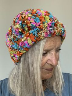 Multicolor rainbow hat, crochet hat, winter accessories, original crochet hat, one of a kind hat, unique hat, happy hat Winter Crochet Hat, Ponytail Hat Crochet, Rainbow Hat, Womens Gifts, Rainbow Hats, Winter Accessories Fashion, Funky Hats, Happy Hat, Crochet Winter Hats