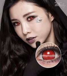 Cosplay Red Mesh contacts Red Eyes Contacts, Red Contacts, Top Cosplay, Rainbow Eyes, Halloween Contacts, Circle Lenses, Yumeko Jabami, Go Red, Cosplay Characters