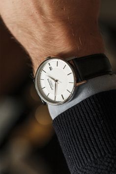 What are your thoughts on this?  #luxury #watches #men #primeambassador Classic Automatic Business Watches, Classic Automatic Business Watch, Classic Watches For Workwear, Classic Round Watch For Workwear, Classic Round Watch For Work, Classic Automatic Watches For Work, Classic White Watch For Work, Classic Automatic Watch For Work, Modern Silver Watch Accessories For Formal Occasions