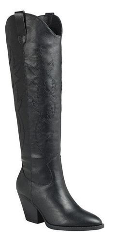 Explore the world with confidence in our Wild West Wanderer Boots in black. These boots are crafted with high-quality materials and designed to withstand any adventure. With its rugged design and comfortable fit, these boots are perfect for your next outdoor escapade. Step into these boots and conquer the Wild West! Midnight Rodeo, Embellishment Embroidery, Knee High Western Boots, Black Cowboy Boots, Black Cowboy, Rodeo Cowboy, Zipper Heels, Boots Style, Country Concert