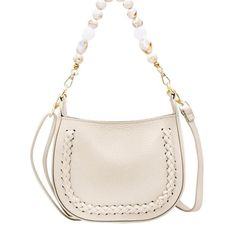 The "Jill" Bag embodies elegance and sophistication with its unique design and high-end finishes. Made from grained cowhide leather, this handbag is a must-have for any wardrobe. Features : Material : Grained cowhide leather Removable pearl handle for a touch of glamour Zippered main compartment to keep your belongings safe Large adjustable and removable shoulder strap for comfortable wearing Interior zipped pocket for optimal organization Dimension : 20 x 15 x 8 cm Product information: Composit Luxury Tote Shoulder Bag With Pearl Handle, Everyday Satchel Bag With Pearl Handle, Luxury Shoulder Bag With Pearl Handle, Luxury Shoulder Bag With Pearl Handle For Everyday, Cream Bags With Pearl Handle For Daily Use, Elegant Leather Shoulder Bag With Pearl Handle, Luxury Bags With Pearl Handle For Daily Use, Daily Pearl Handle Satchel Shoulder Bag, Daily Use Pearl Handle Satchel Shoulder Bag