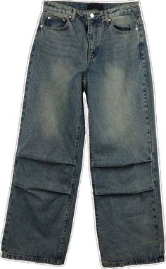 Retro High Waist Cargo Jeans For Spring, Casual Wide-leg Cargo Jeans, Casual Cropped Cargo Jeans For Streetwear, Baggy Cropped Pants For Streetwear, Retro Spring Streetwear Cargo Jeans, Retro Spring Cargo Jeans For Streetwear, Spring Streetwear Straight Cargo Jeans, Trendy Cropped Leg Jeans For Streetwear, Retro Baggy Washed Bottoms