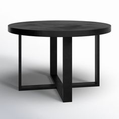 Contemporary cool meets enduring versatility. The Maisara outdoor dining table features a cement tabletop paired with sleek steel legs for a look that transforms interiors and elevates the outdoors. With spacious seating for up to 4, this weather-ready piece is tastefully timeless. AllModern Maisara Dining Table in Black | Size 29" H X 47" W X 47" L Concrete Outdoor Dining Table, Outdoor Console Table, Bistro Table Outdoor, Patio Side Table, Outdoor Picnic Tables, Patio Dining Table, Patio Bar, Bistro Table, Outdoor Tables