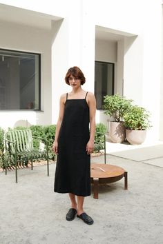 Black Linen Spaghetti Strap Dresses, Linen Dress With Straight Neckline For Daywear, Linen Dress With Adjustable Straps And Straight Neckline, Square Neck Linen Dress With Adjustable Straps, Linen Dress With Adjustable Straps And Square Neck, Linen Square Neck Dress With Adjustable Straps, Linen Dress With Adjustable Straps For Daywear, Linen Midi Dress With Adjustable Straps, Summer Dre