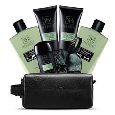 PRICES MAY VARY. COMPREHENSIVE GROOMING GIFT SET FOR MEN: Equipped with body wash, facial scrub, body lotion, 2-in-1 shampoo and conditioner, deodorant, a premium shower pouf and a luxury faux leather toiletry bag / dopp kit. Each product is generously sized and infused with the invigorating scent of eucalyptus and mint for a complete grooming experience. IDEAL GIFTS FOR HIM ANY OCCASION: Perfect for birthdays, holidays, Father’s Day, anniversaries, graduations, promotions, Valentine’s Day, just Eucalyptus Body Wash, Bath And Body Gift Set, Exfoliating Facial Scrub, Christmas Gifts Ideas, Leather Toiletry Bag, Eucalyptus Mint, Facial Scrub, Body Shower, Basket Set