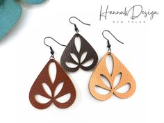 DIGITAL DOWNLOAD ONLY!  Heart Nature Leaf Shape Leather Earring Svg Template for Cricut, Faux Leather Earrings Svg Instant Download 100 LEATHER EARRING BUNDLE https://www.etsy.com/listing/1489812159 Our Faux leather earring SVG template is perfect for making stunning earrings with your Cricut machine. Use leather, Vinyl or faux leather to create your own unique accessories. The digital download is available instantly, so you can start crafting handmade jewerly  right away! After purchase, you wi Cricut Faux Leather Earrings, Faux Leather Earrings Svg, Leather Earring Svg, Heart Nature, Diy Leather Earrings, Earring Svg, Leather Earring, Faux Leather Earrings, Earring Bundle