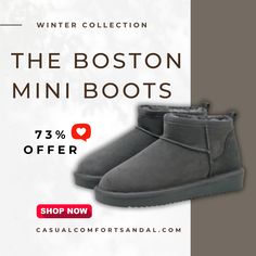 Elevate your style and comfort with our Women's Classic Mini II Winter Boot! ❄️👢 These boots are perfect for keeping your feet cozy and stylish during the colder months. Shop now and step into winter with flair! #WinterBoot #CasualComfortSandal #CozyFootwear #ShopNow #StylishBoots #ColdWeatherChic #MustHave #WarmAndStylish #WinterWardrobe #FashionStatement #BootSeason #StylishComfort #EverydayElegance #WinterFashion #StayWarmInStyle Comfortable Slip-on Winter Boots, Winter Slip-on Boots With Cushioned Footbed, Winter Cushioned Slip-on Boots, Casual Winter Booties With Padded Ankle, Comfortable Winter Boots With Cushioned Footbed, Winter Insulated Slip-on Boots, Casual Round Toe Booties For Winter, Comfortable Weatherproof Winter Boots, Insulated Slip-on Winter Boots