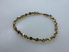 Vintage 7" Bracelet Gold Toned Chain Used Wedding Bracelets, Wedding Jewelry Bracelets, May 2024, Bracelet Gold, Wedding Bracelet, Wedding Jewelry, Gold Bracelet, Gold Tones, United States