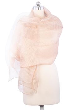 Wear this Sheer Social Wrap Scarf to walk the streets with elegance. Because it is composed of high-quality fabric, it is delightful to the touch. It's the ideal lightweight scarf with a raw hem for breezy days. It will go with anything in your closet. Material : Silk, Rayon Size : 27"x70" Imported Chic One Size Shawl For Spring, Chic One-size Shawl For Spring, Silk Scarves For Summer, Chic Silk Scarves For Spring, One Size Chic Silk Scarf For Spring, One Size Silk Shawl Scarf For Spring, Chic Silk Scarf For Spring, One-size Chic Silk Scarf For Spring, Chic One-size Silk Scarf For Spring