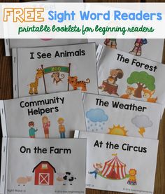 these sight word readers are perfect for beginning readers to practice their reading skills and help them learn how to read