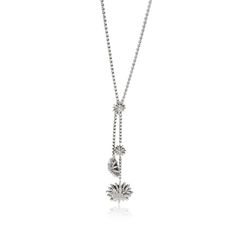 David Yurman Starburst Diamond Drop Necklace In Sterling Silver 0.39 Ctw Silver / Fashion Necklace David Yurman Diamond Drop Necklace, Drop Necklace, David Yurman, Silver Fashion, Shoulder Bag, Sterling Silver, Silver, Color