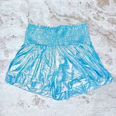 Super Cute Just Not My Size! Fits More Like A Large Than A Medium, Color Is Gorgeous! Pretty Shorts, Shorts Pants, My Size, Skorts, Powder Blue, Short Pants, Blue And Silver, Women's Pants, Pants For Women