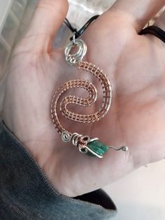 These snake pendants combine colors of wires, and different weaving patterns to mimic a snake's! My very first one featured a diamond-shaped jasper stone that is used as the head. My second snake featured green aventurine. <3 The last picture is the possible gemstones that could be used as a snake's head. (Not all are listed in the options. I will update this with time; One may message to choose the stone with the image.) The necklace clasp is a lobster claw, and all of the metal fixings are in Handmade Snake-shaped Bohemian Jewelry, Unique Handmade Wire Necklaces, Handmade Unique Wire Necklaces, Handmade Bohemian Snake-shaped Jewelry, Handmade Bohemian Snake Jewelry, Unique Handmade Wire Jewelry, Adjustable Spiral Wire Jewelry, Hand Wrapped Wire Pendant Jewelry, Unique Spiral Hand Wrapped Jewelry