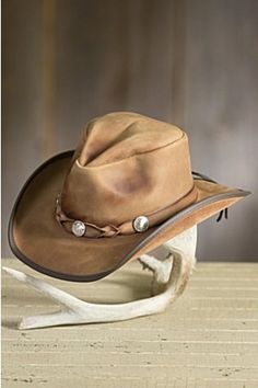 Image Sombrero Cowboy, Mens Dress Hats, Leather Cowboy Hats, Felt Cowboy Hats, Work Shoes Women, Its Fine, Leather Hat, Buffalo Nickel, Sheepskin Slippers