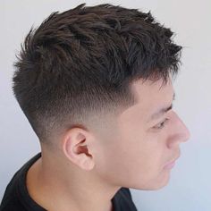 Asian Fade Haircut, Crew Cut Haircut, Mid Fade, Mens Hairstyle