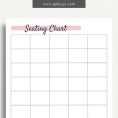 Classroom Seating Chart Printable Template – Digital Download for Organizing and Managing Student Seating Arrangements in the Classroom Classroom Seating Chart Template, Grouping Students, Seating Chart Classroom, Classroom Seating, Table Seating Chart, Classroom Layout, Positive Learning, Seating Chart Template, New Teacher