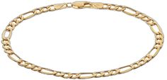 Classic Figaro Chain Bracelets, Classic Gold Figaro Chain Bracelet, Classic Gold Bracelet With Figaro Chain, Classic Figaro Chain Gold Bracelet, Classic Gold Bracelet With Figaro Chain And Oval Links, Classic Gold Bracelet With Figaro Oval Link, Classic Figaro Chain Bracelet With Oval Links, Gold Figaro Chain, Figaro Chains