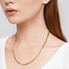 Strong women need strong necklace. Yellow gold necklaces has been in style for centuries and will continue to be a big trend in 2020 especially big statement pieces. Statement but elegant necklaces were spotted on the runways for spring and summer season. #klenota #klenotajewelry #klenotanecklase #gold #yellowgold #14k #14carat #necklaces #luxurygift #trend2020 #giftidea #jewelrymakers #prettyjewelry #inspiration #xmaspresent #necklaceforgirlfriend #necklaceforsister #prettynecklaces Elegant Gold Jewelry With Cable Chain, Elegant Gold Oval Link Chain Necklace, Dainty Pendant Chain Necklace For Formal Occasions, Timeless Formal Chain Necklace With Adjustable Chain, Dainty Formal Pendant Chain Necklace, Elegant 14k Gold Diamond Necklace With Cable Chain, Gold Plated Oval Link Necklace For Formal Occasion, Elegant Gold Plated Oval Link Chain Necklace, Elegant Gold-plated Oval Link Chain Necklace