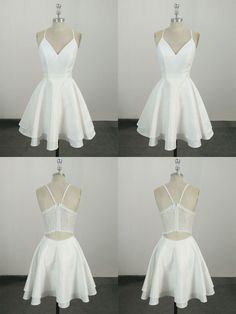 White Homecoming Dress, Prom Dress White, White Homecoming Dresses, Mini Homecoming Dresses, Prom Dresses For Teens, Lace Homecoming Dresses, Short Prom Dress, Lace Short, Grad Dresses