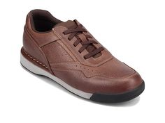 Rockport ProWalker M7100 - Men's Shoes : Bridle Brown : The Rockport Prowalker M7100 lace-up sneaker proves that there is a difference with walking shoes and walking comfort. Genuine full grain leather uppers are easy to clean and maintain for extended wear. Walk for miles without tiring your feet and get that blister-free comfort in the Rockport M7100 Prowalker Walking Shoes. Leather upper with padded tongue and collar. Padded tongue and collar prevents blisters and lace bruising for continuous Classic Walking Shoes With Ortholite Insole For Sports, Leather Walking Shoes With Ortholite Insole For Errands, Slip-resistant Sports Sneakers With Plain Toe, Classic Low-top Walking Shoes For Outdoor Activities, Classic Low-top Walking Shoes For Outdoor, Casual Moc Toe Walking Shoes For Sports, Functional Leather Walking Shoes For Errands, Low-top Walking Shoes With Perforated Toe Box, Slip-resistant Plain Toe Sneakers For Walking