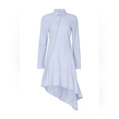 Koch Shirt Dress Size Xs Petite Color Light Blue 100% Cotton Retail Price $572 Please Send Me Message If You Have Any Questions. Asymmetrical Shirt, Color Light Blue, Dresses Xs, Color Light, Light Colors, Colorful Dresses, Color Blue, Shirt Dress, Light Blue